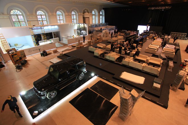 Semaine de la mode Mercedes Benz Russie