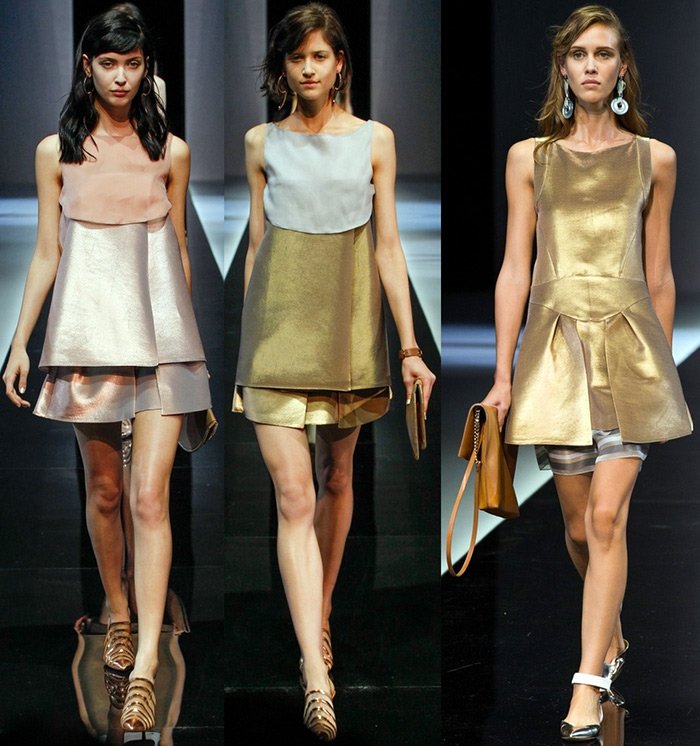 Vêtements femme de la collection Emporio Armani printemps-été 2026