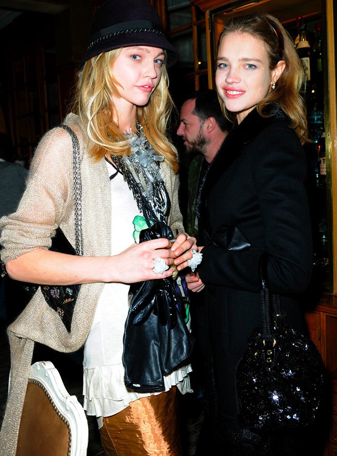 Sasha Pivovarova et Natalia Vodianova