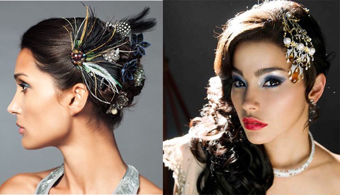 Photo de bijoux de cheveux de vacances