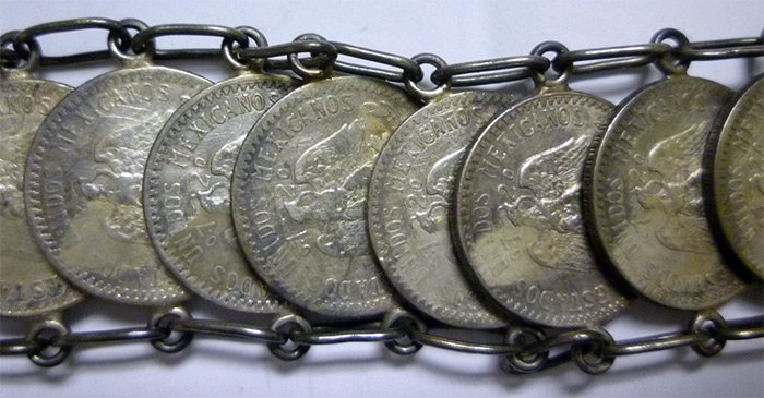 bracelet de pièces de monnaie