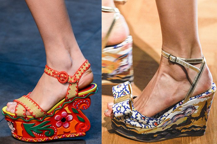 chaussures compensées printemps-été 2026 photo