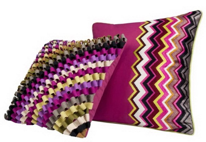 Textiles de Maison Missoni - Photo Motif Zigzag