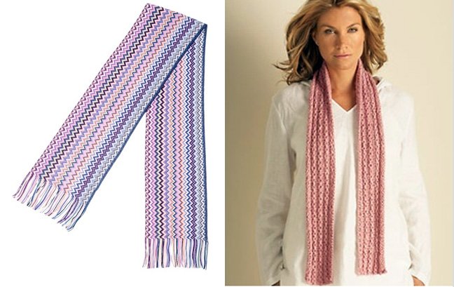 option simple pour porter une photo d'écharpe