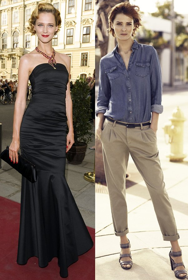 Le style vestimentaire du mannequin Carmen Kass