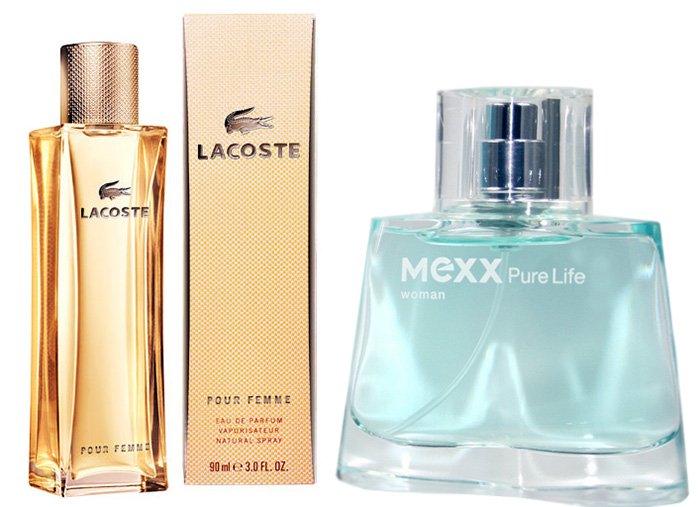 parfums Lacoste Pour Femme, Mexx Pure Life Woman
