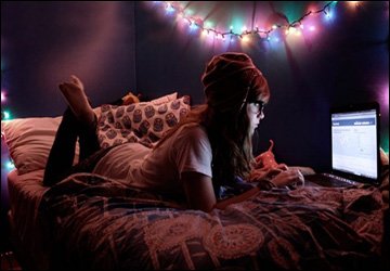 Lieu de travail de blogueur