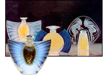 Flacons de parfum du joaillier René Lalique