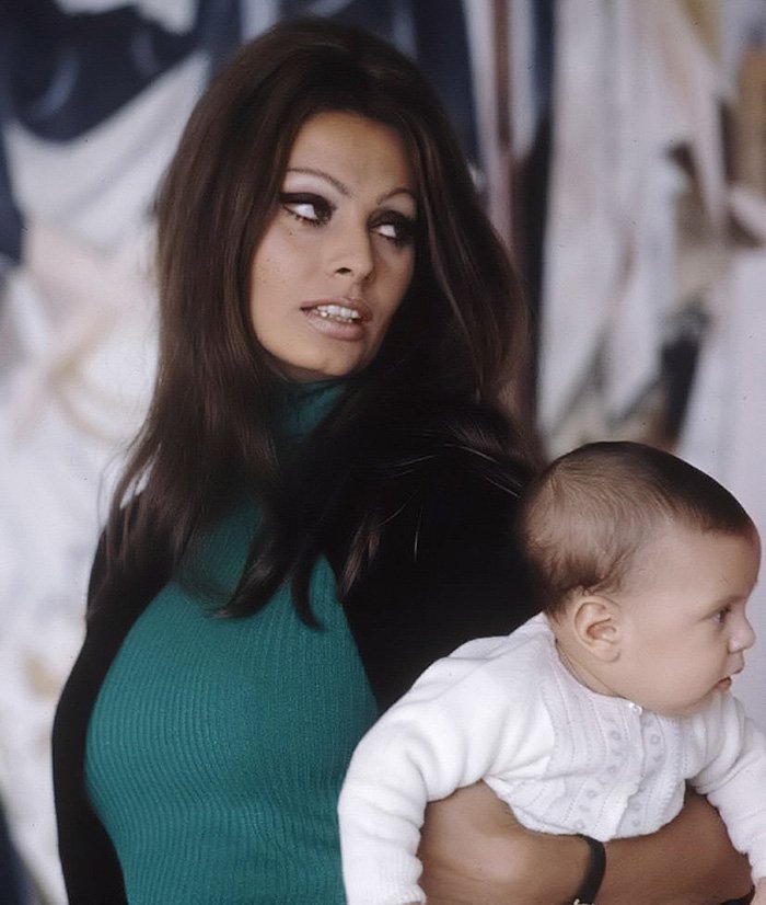 Photo avec un petit enfant