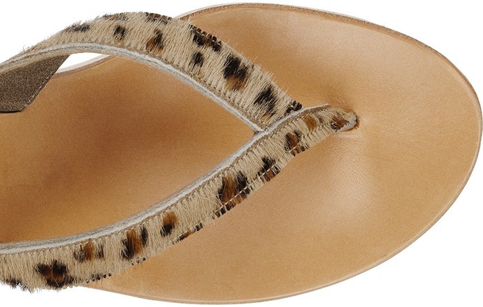 imprimé léopard sur les chaussures photo