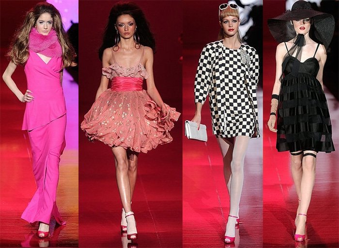 Collection de vêtements à la mode dans le style de Barbie, photo