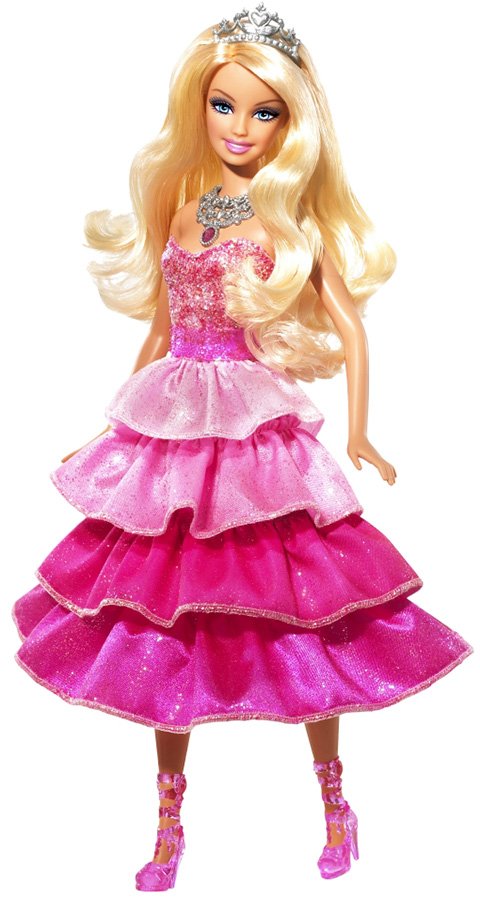 Princesse Barbie en couronne
