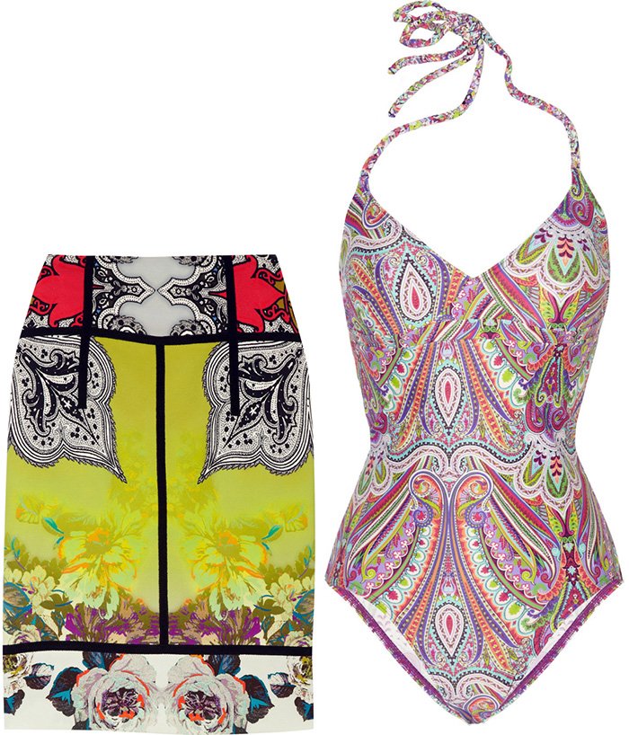 Robe et maillot de bain Etro
