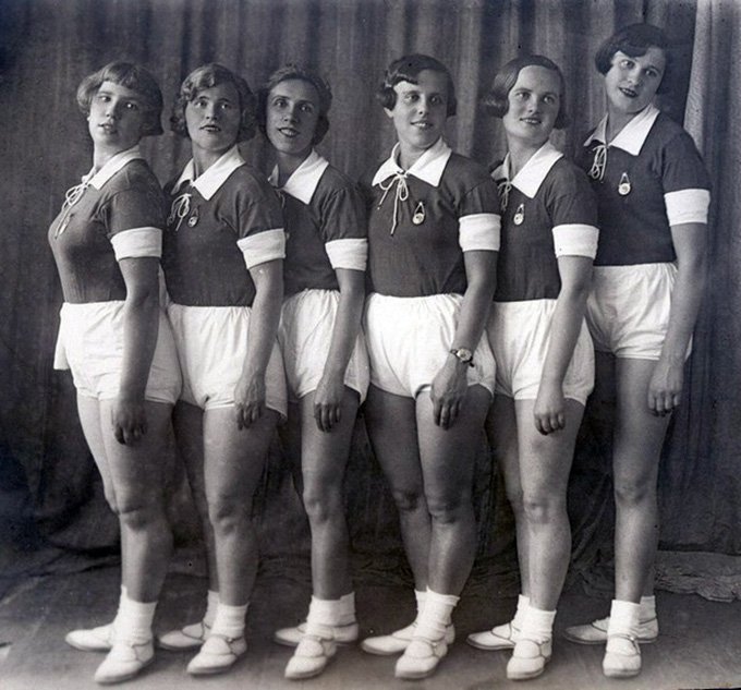 Femmes soviétiques et sports, photo