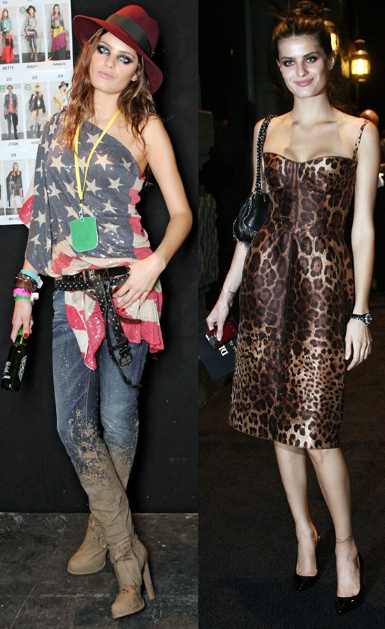 Photos du top model brésilien Isabeli Fontana