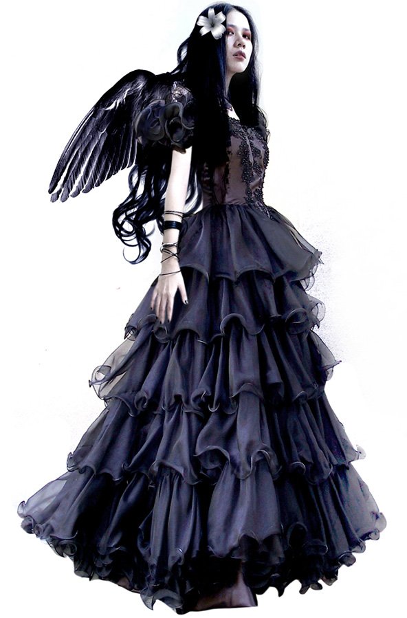 Photo de fille gothique