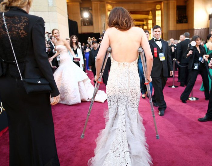 Belles robes sur la photo, des Oscars
