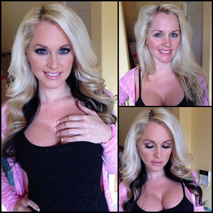Cosmétiques et maquillage professionnels, photos avant et après