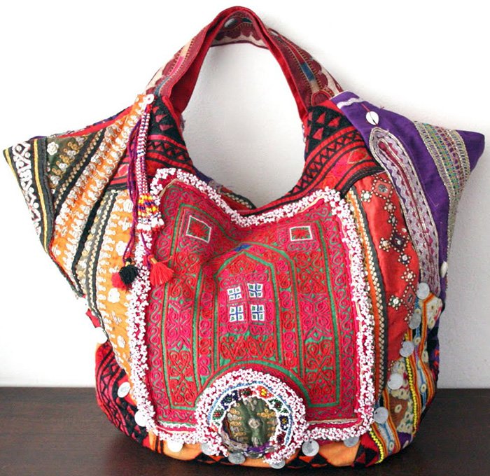 Sac patchwork bricolage