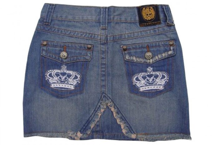 Faire une jupe à partir d'un vieux jean photo