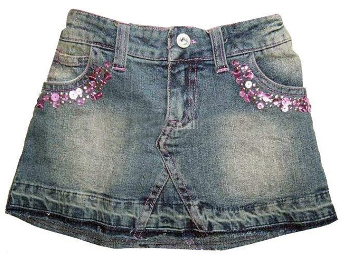 Faire une jupe à partir d'un vieux jean photo