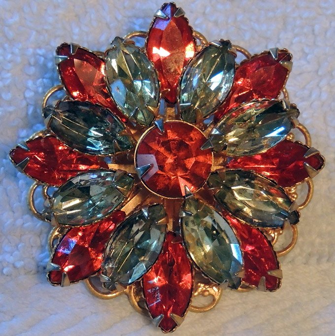 Broche vintage - photo