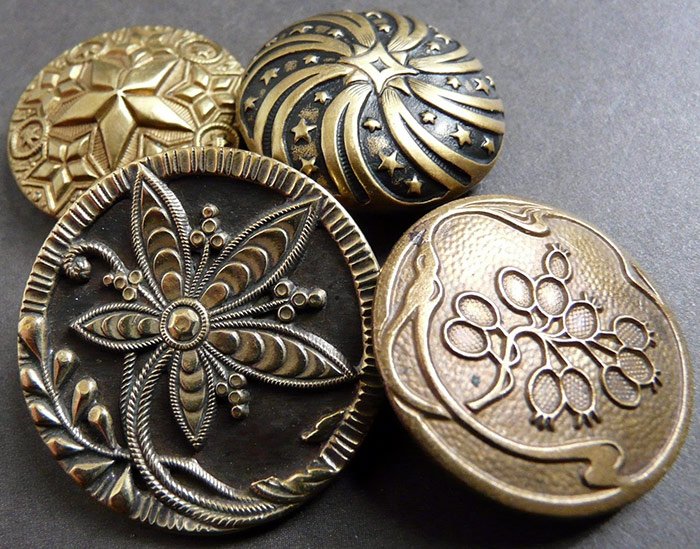 Boutons vintage, l'histoire des boutons en photographies