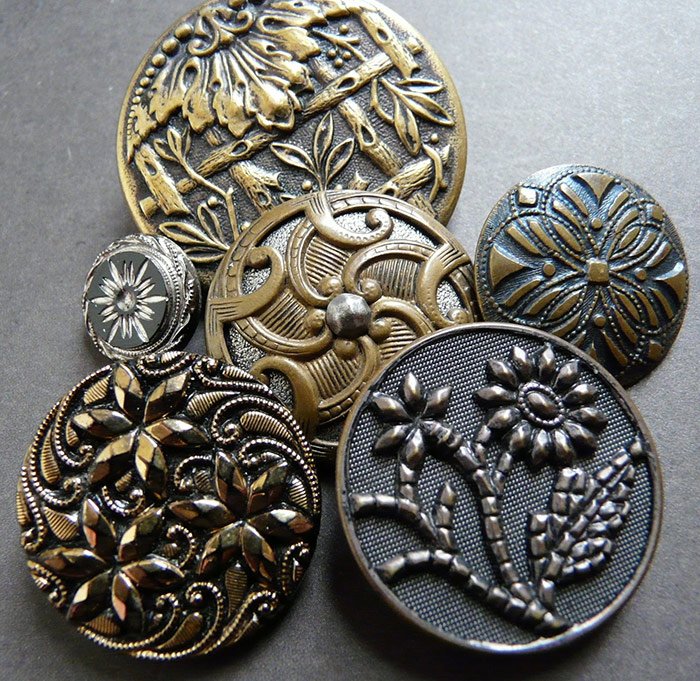 Boutons vintage, l'histoire des boutons en photographies