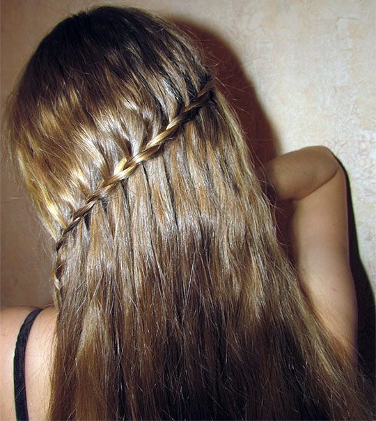 Beaux cheveux longs, photo de fille