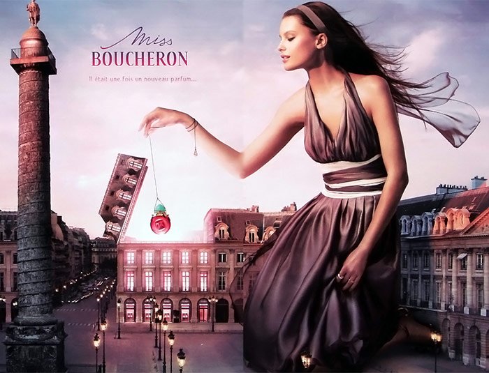 Parfum Boucheron - régie publicitaire