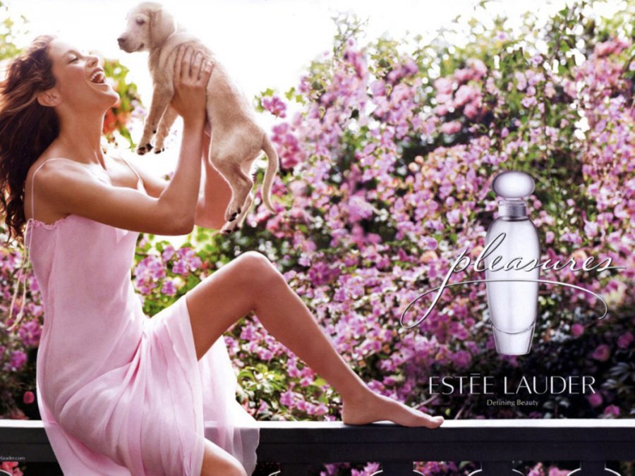 Photos publicitaires parfum Estée Lauder