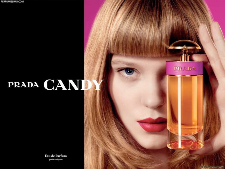 Photo de la campagne publicitaire du parfum