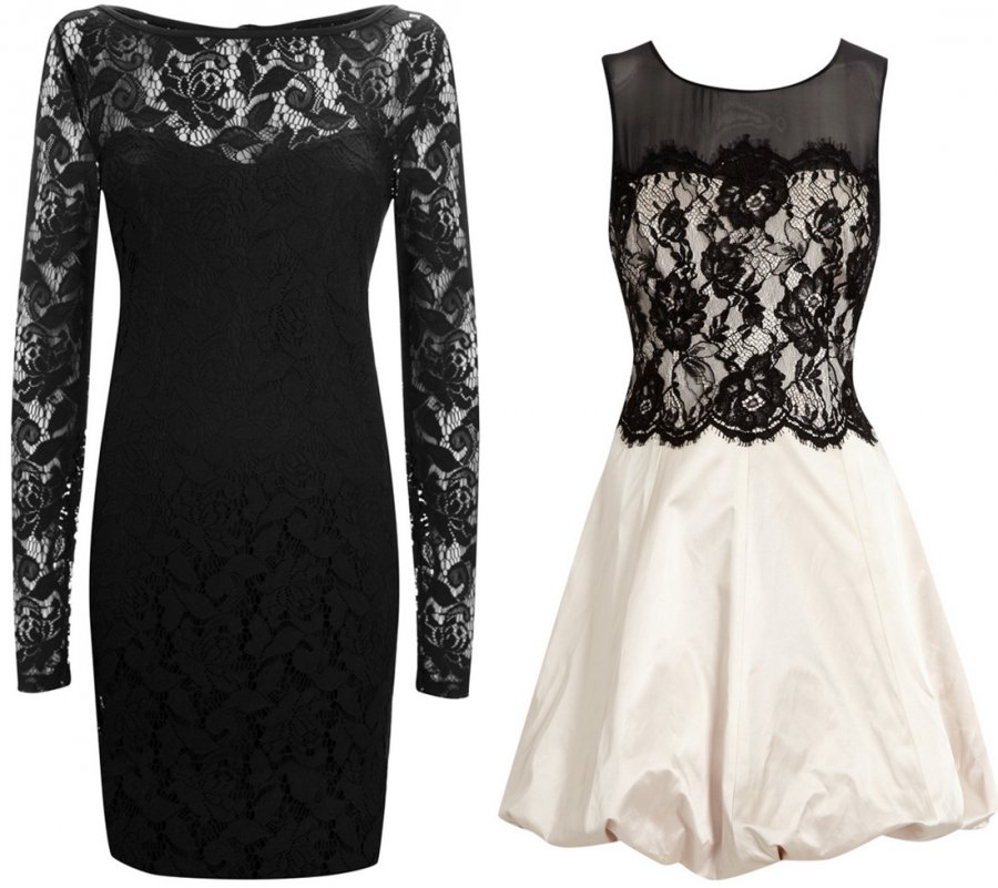 Dentelle dans les robes de bal 2026, photo