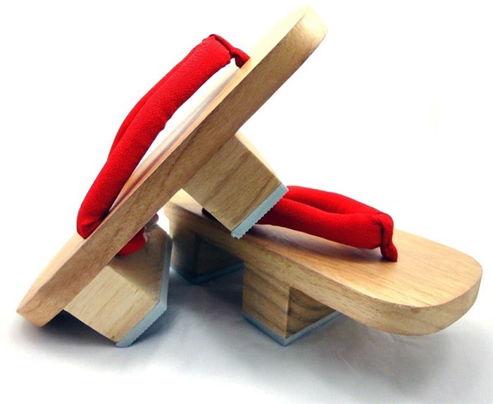 chaussures geta japonaises, photo