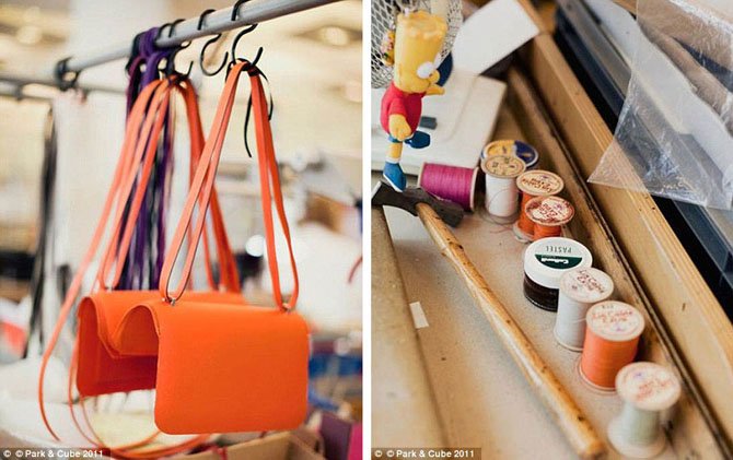 Faire une photo de sac Herm?