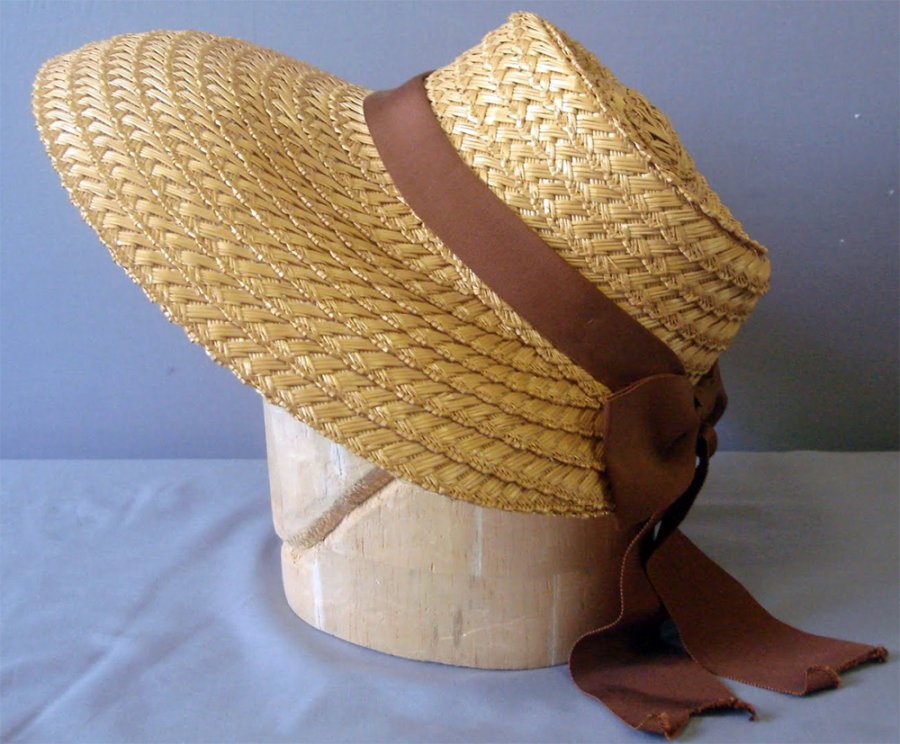 Photo de chapeau de paille