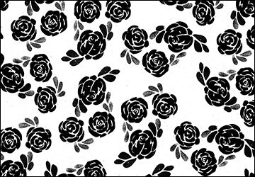 Imprimé noir et blanc