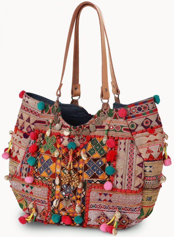 Sac de plage patchwork faites-le vous-même photo