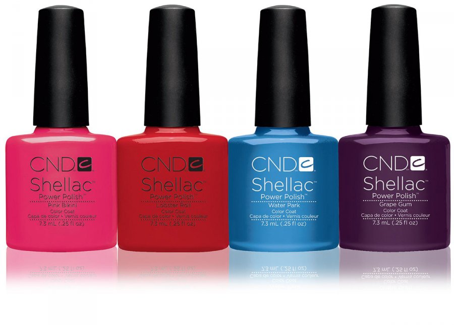 Collection d'été de vernis à ongles Shellac