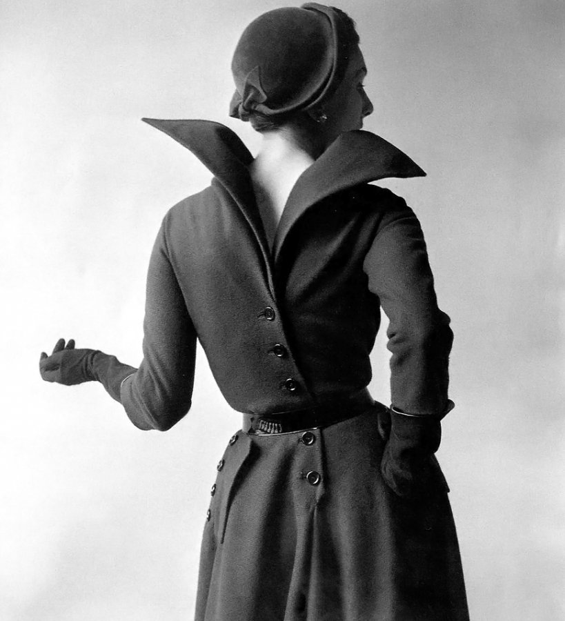 Fille au chapeau, photo vintage
