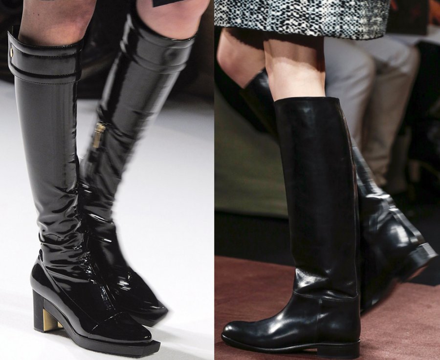 Bottes de Marni et Calvin-Klein photos