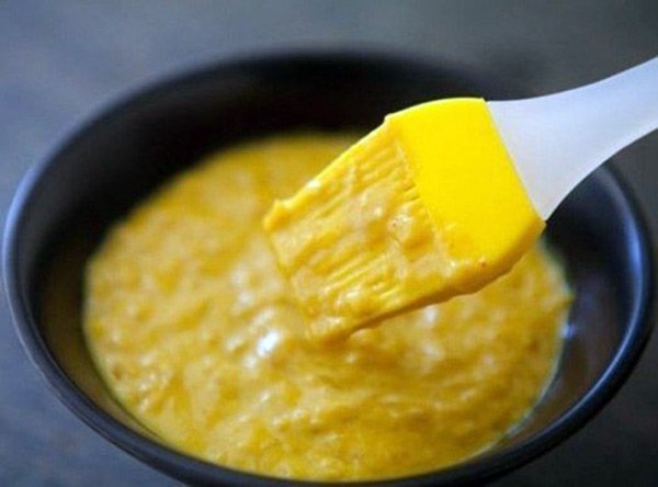 Masque capillaire à la moutarde, photo