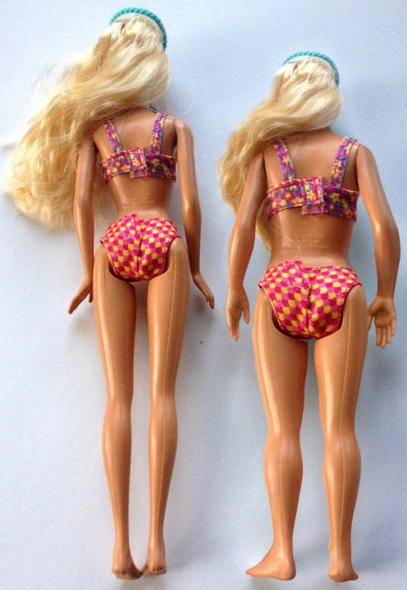 Comparaison des proportions de Barbie