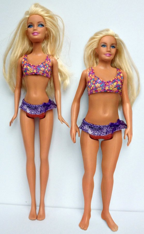 Comparaison des proportions de Barbie