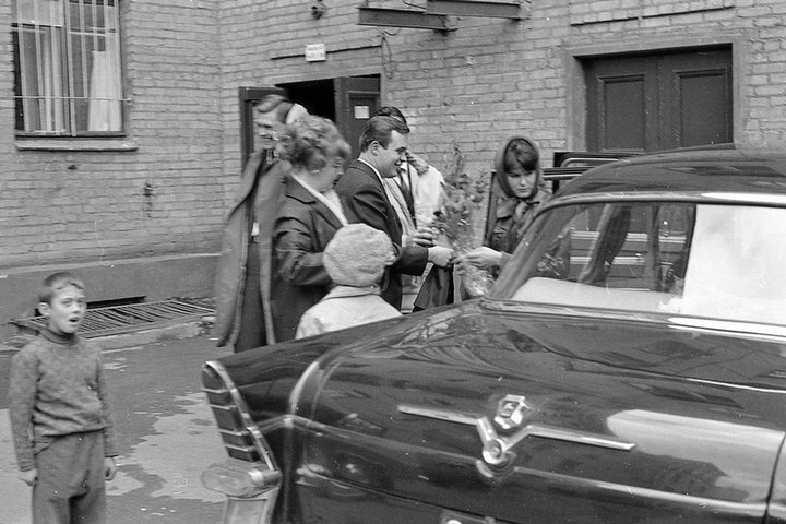 Voitures de mariage, photo