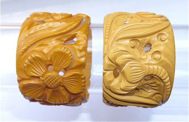 Bracelets larges en bangélite, photo