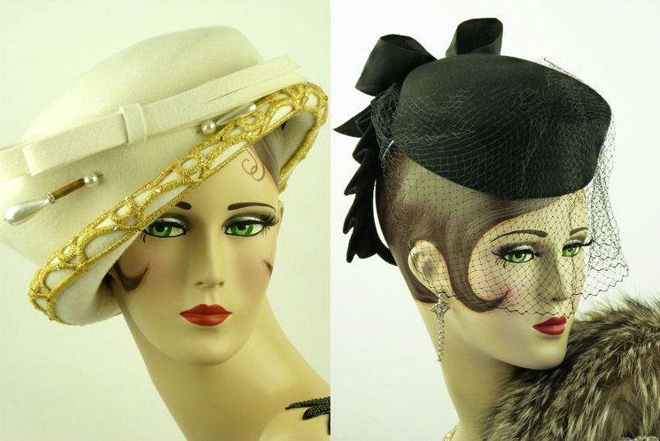 Chapeaux de feutre pour femmes, photo