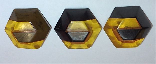 Boutons en bakélite, photo