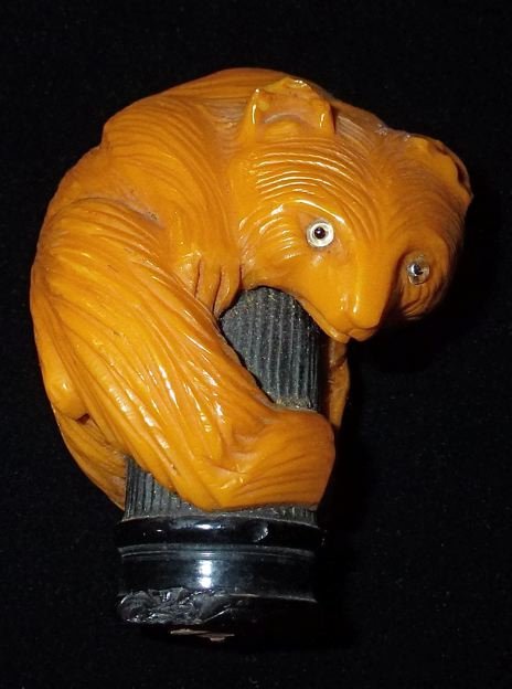 Poignée de parapluie vintage, photo