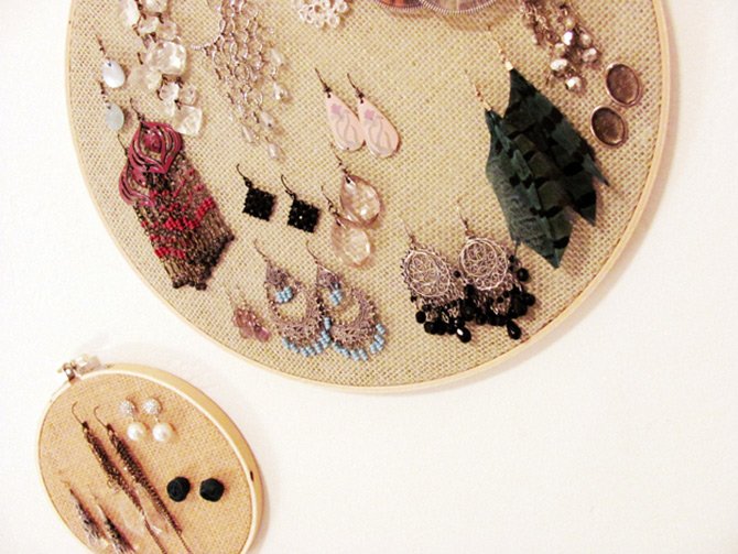 Rangement original des bijoux